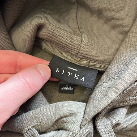 Sitka Gear Darkest Before Dawn Hoodie Sweatshirt Green Hunting Mens Small - Picture 6 of 9